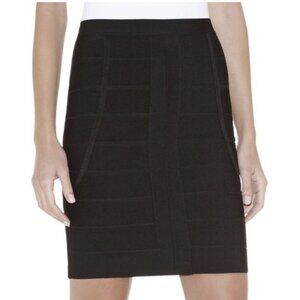 Herve Leger Elias Black Bandage Pencil Skirt EUC Size S Small Y2K Sexy Quality